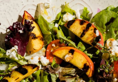 Peach Balsamic Vinaigrette Salad Dressing Using Organic Farm Produce